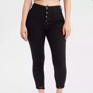 American Eagle The Dream Jean Curvy
Hi-Rise Jegging Crop Black Jeans 0 Regular